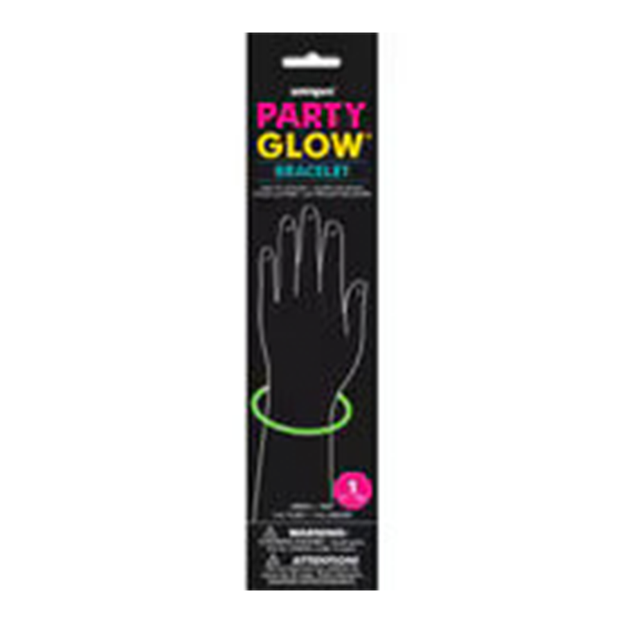 1 Glow Bracelet 8" Green