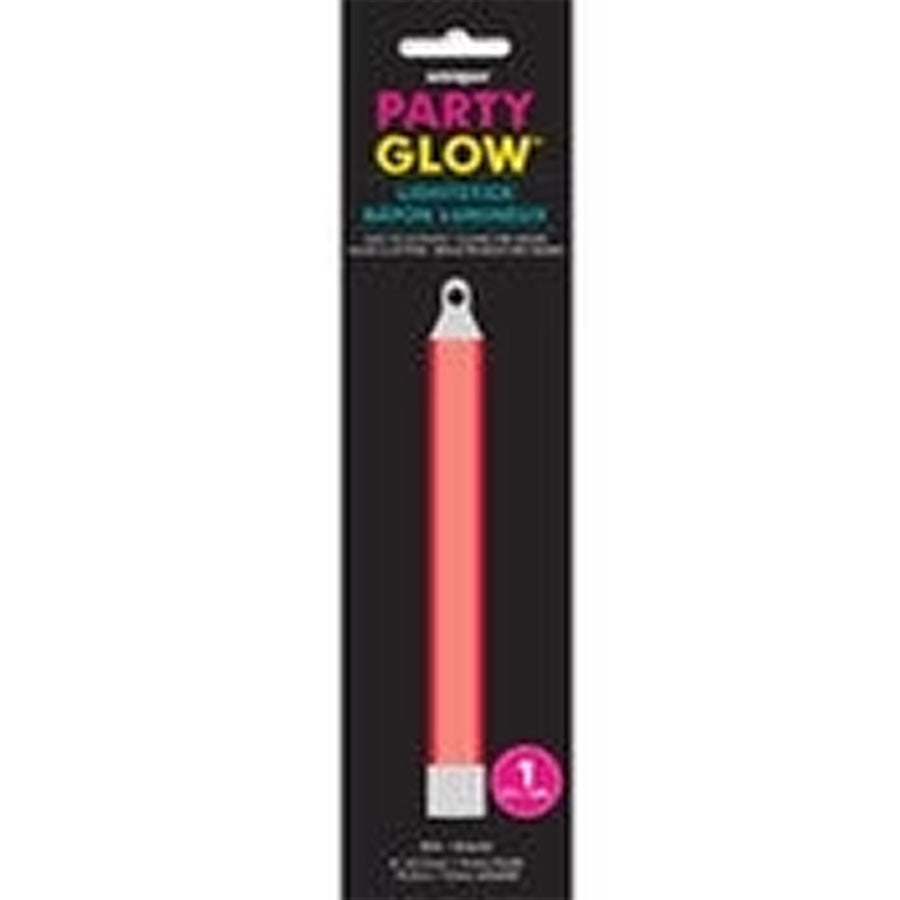 1 GLOW 6" LIGHTSTICK-RED