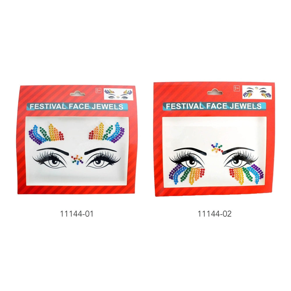 Face Diamontes Rainbow (Under Eye)