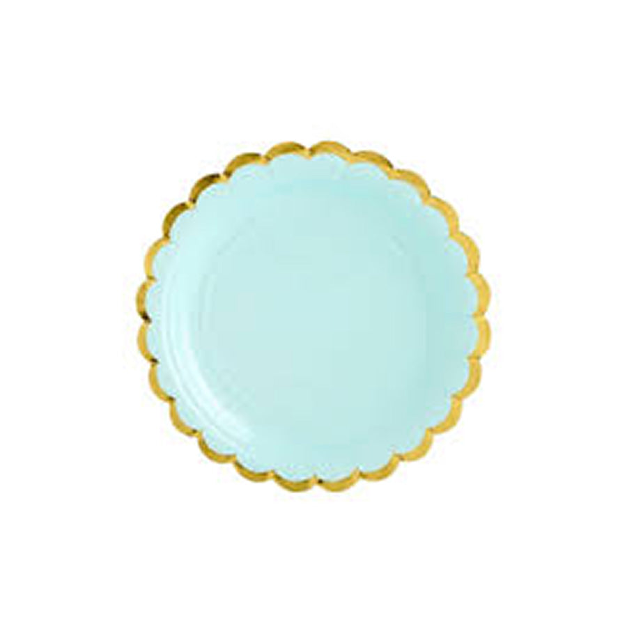 12 18CM MINT PAPER PLATES