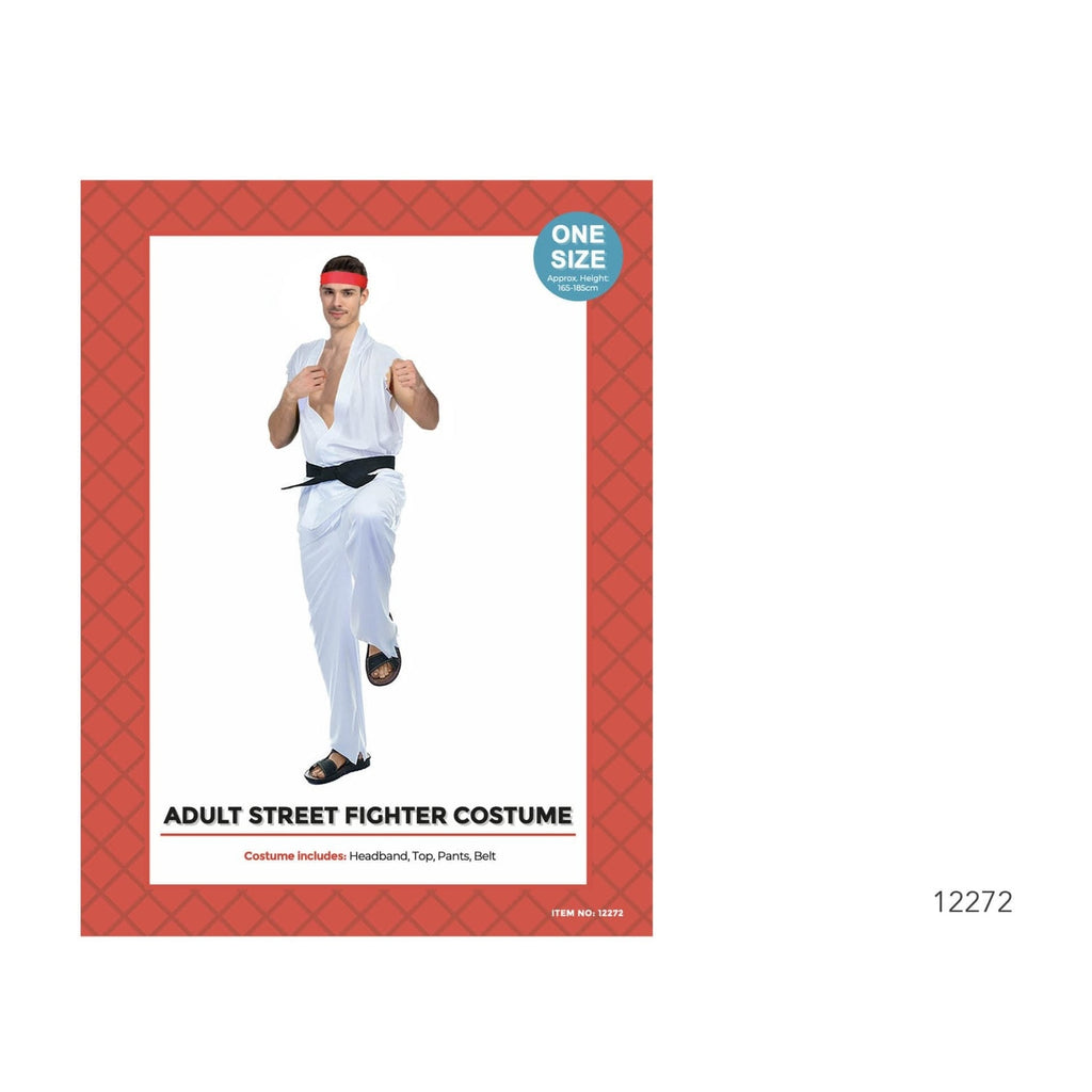 Adult White Fighter Costume