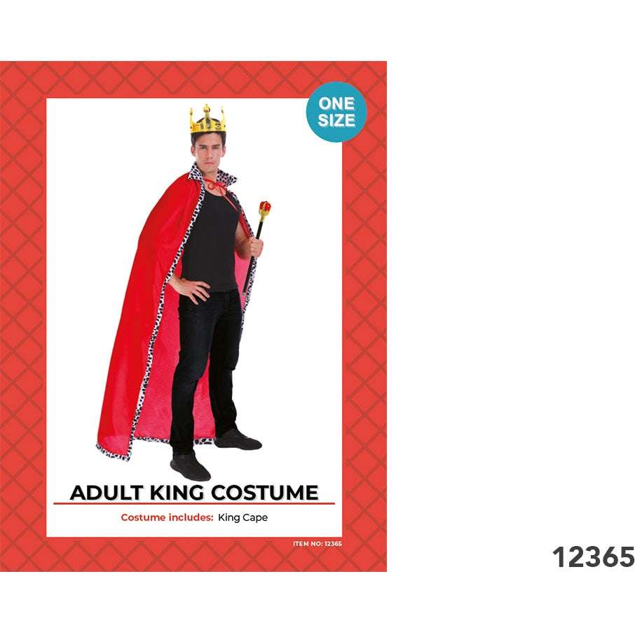 Adult King Costume (Red)