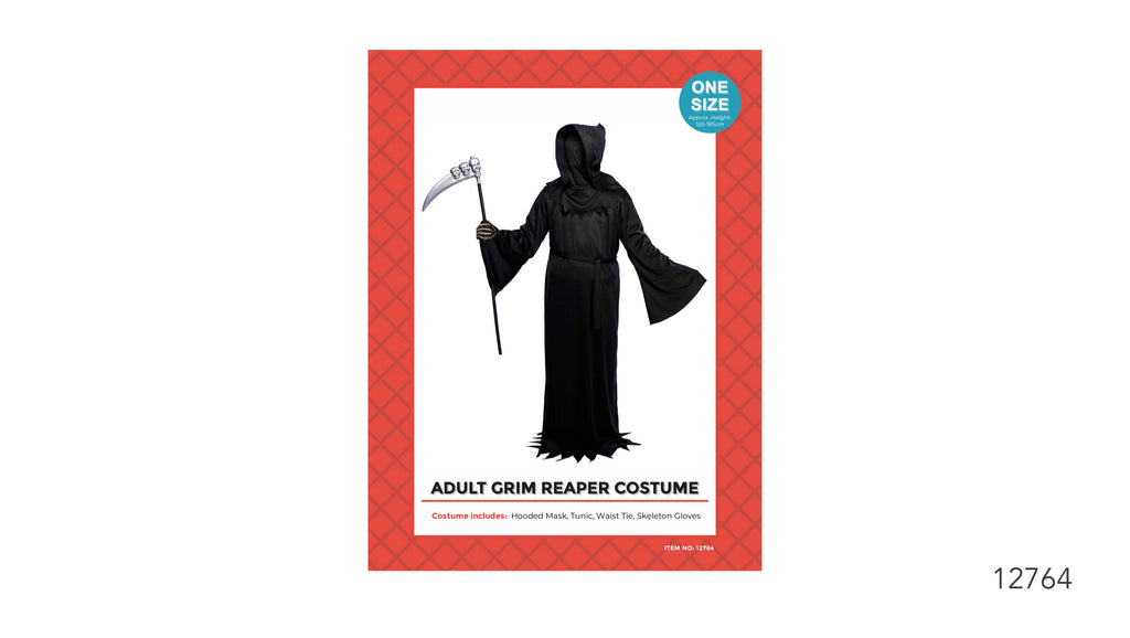 Adult Grim Reaper Costume ONE SIZE