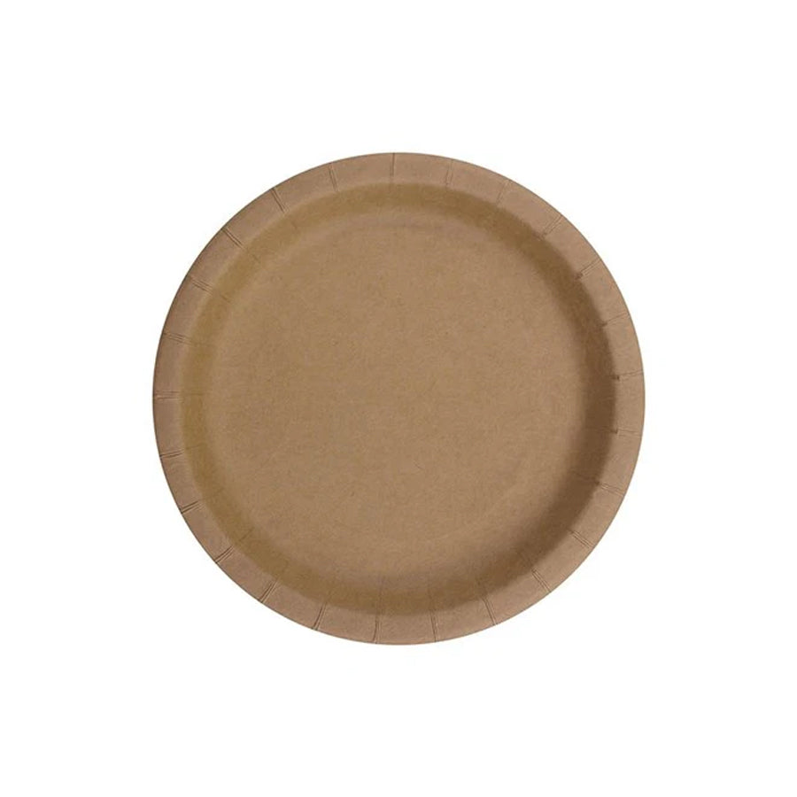 12PK 18CM KRAFT PLATES