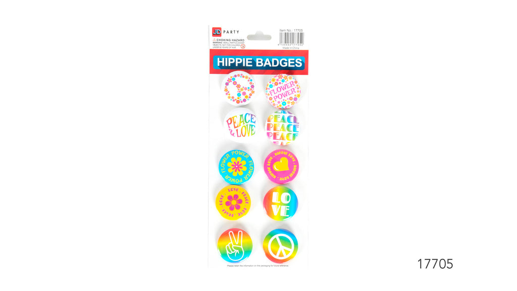 Party Badges (Hippie)