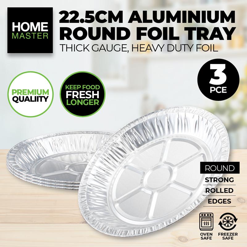 Pie Foil Tray 3PK (22.5 x 2.5cm)