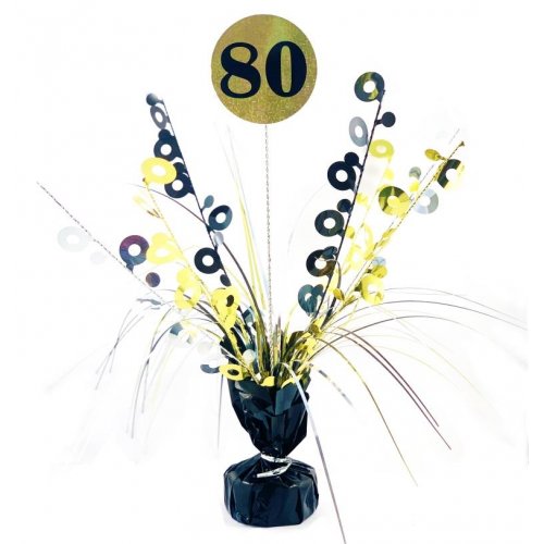 CENTREPIECE BLACK/GOLD #80