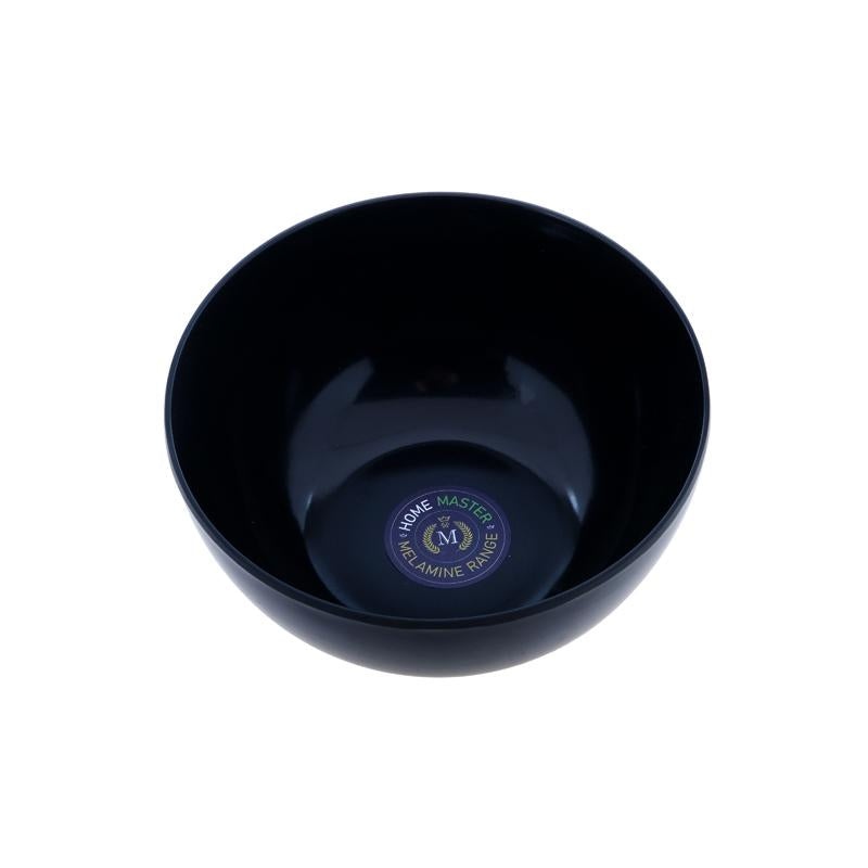 Melamine Bowl Round 12.5cm Dia x 6.5cm - Black