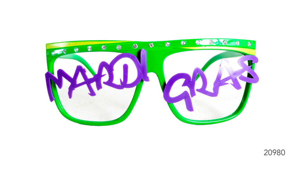 Party Glasses Mardi Gras