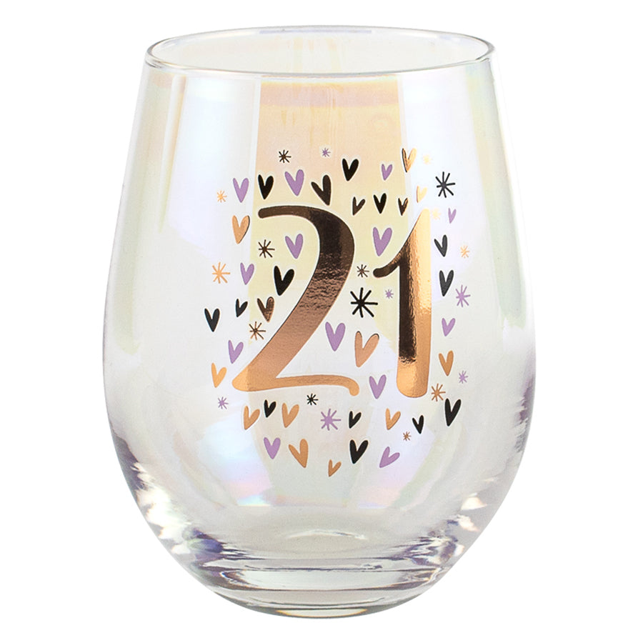 21ST RAINBOW PASTEL/GOLD STEMLESS 600 ml