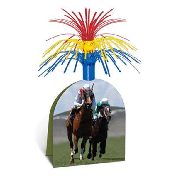 Beistle Horse Racing Cascade Centrepiece