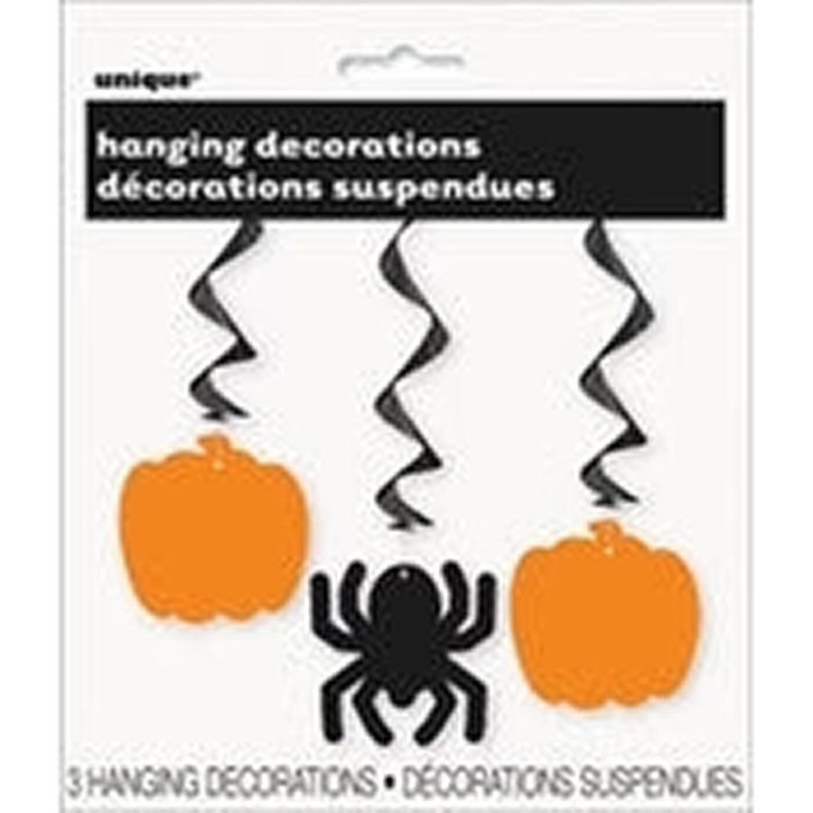 3 HANGING SWIRLS - HALLOWEEN