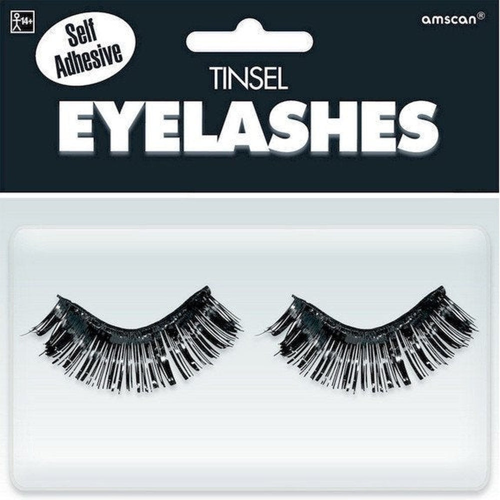 Tinsel Eyelashes Black 14+