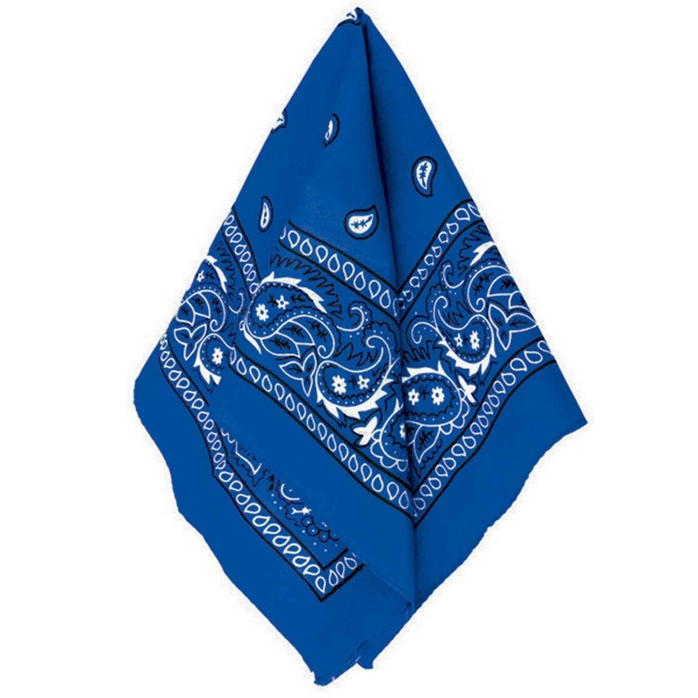 Bandana (Paisley) (Blue)Cotton