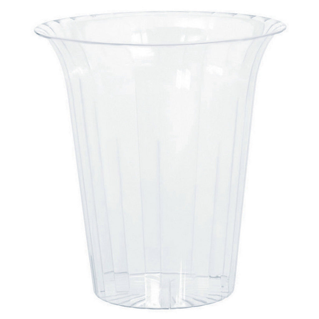 Flared Cylinder Plastic Clear