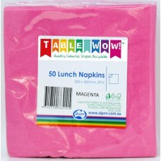 Napkin Lunch Magenta P50