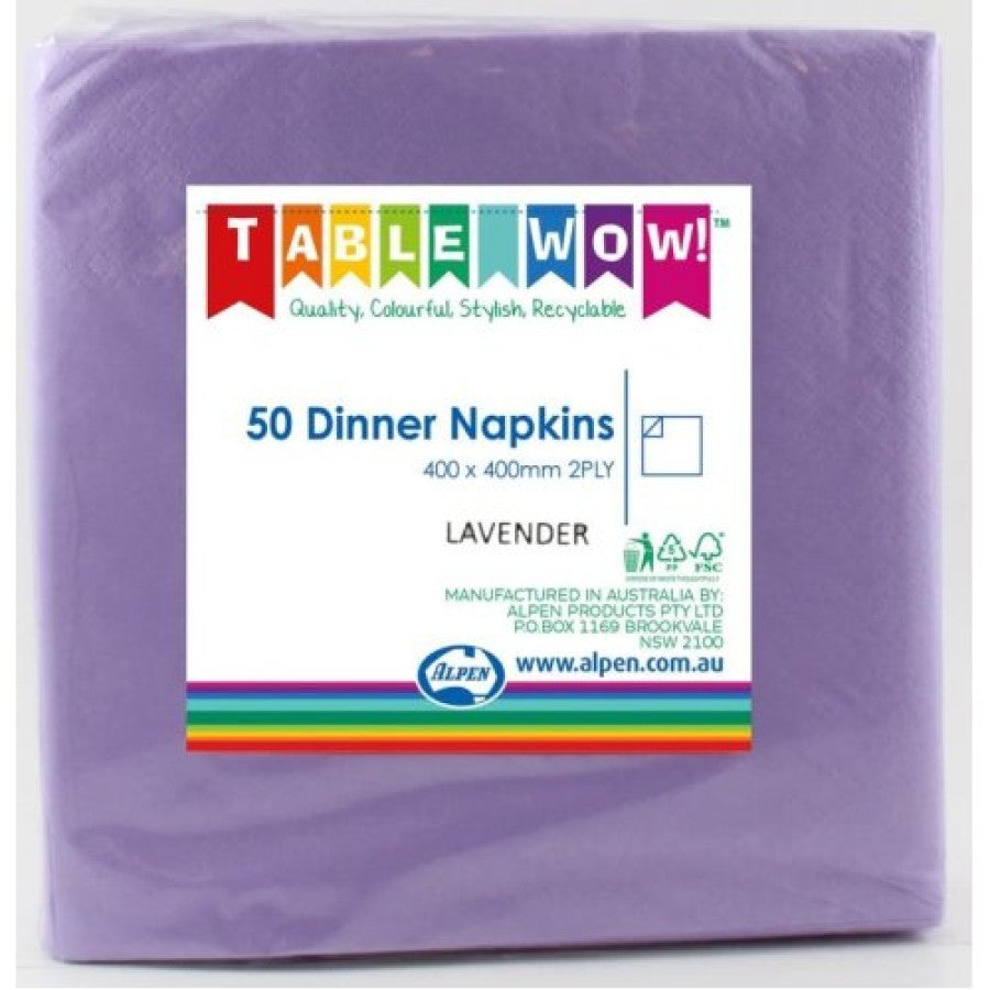 Napkin Dinner Lavender P50