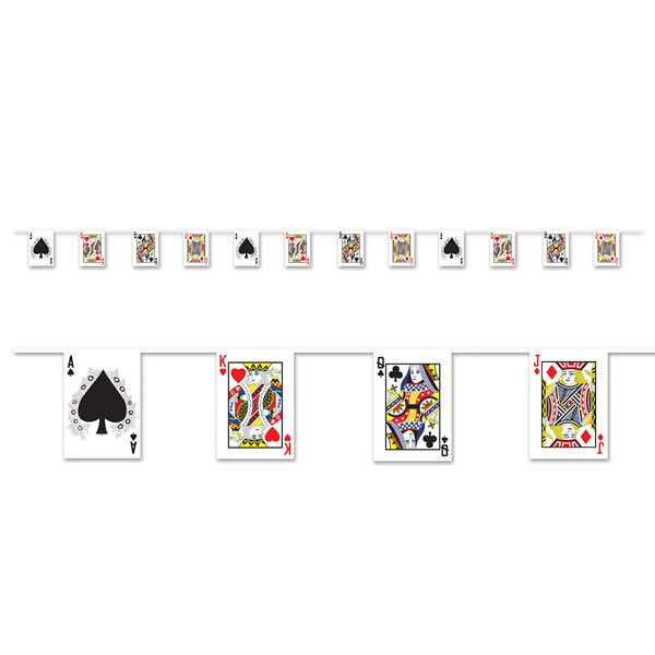 Pennant Banner Playing Card Suits