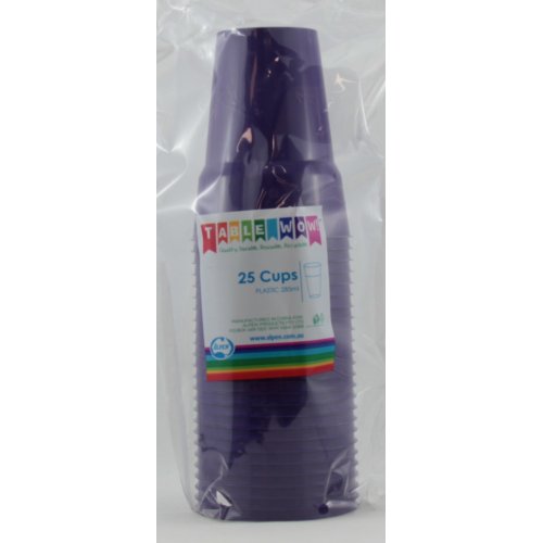 CUP PURPLE 285ml P25