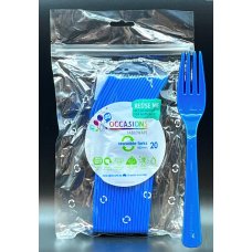 Cutlery Royal Blue Fork P20