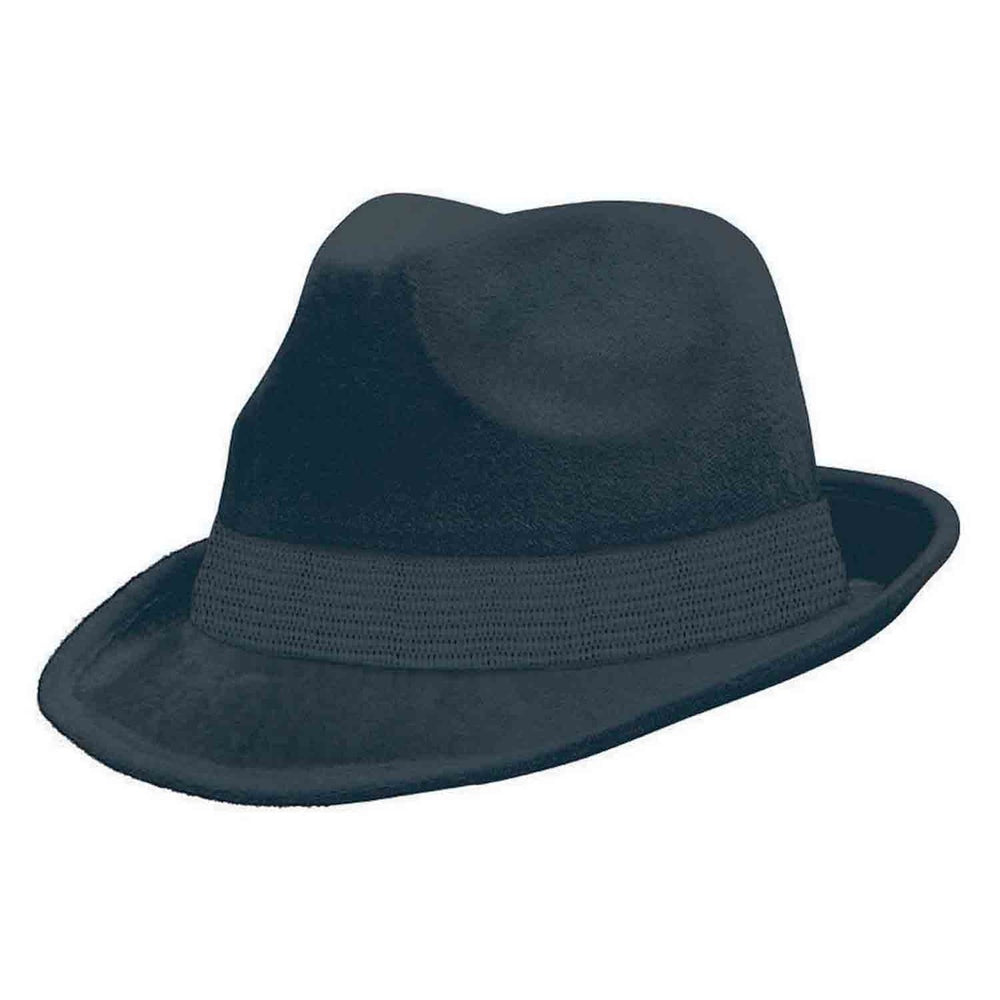 Fedora Velour Hat Black*