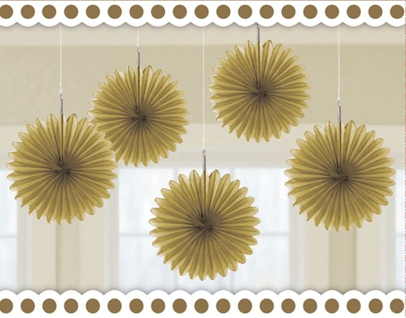 Mini Fan Deco GOLD