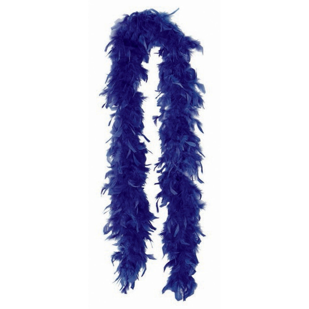 Feather Boa - Navy