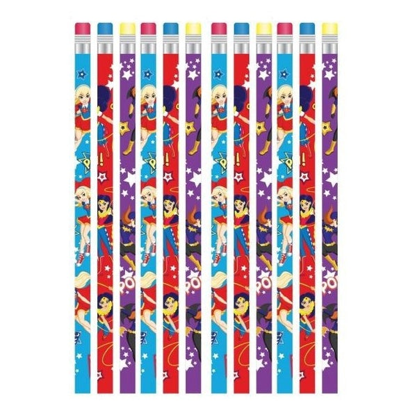 SUPERHERO GIRLS PENCILS PK12