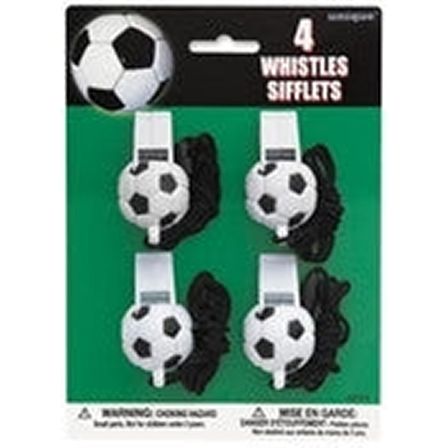 3D SOCCER BALL 4 WHISTLES