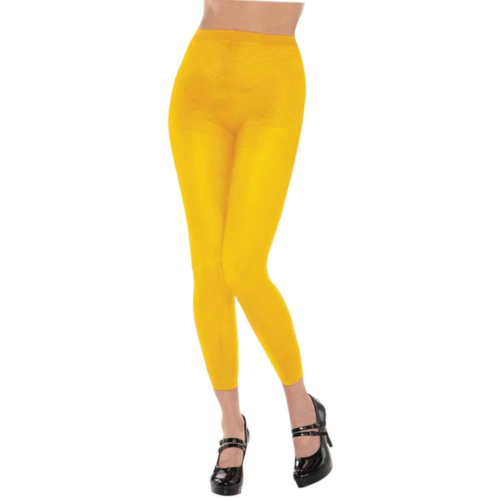 Footless Tights Yellow