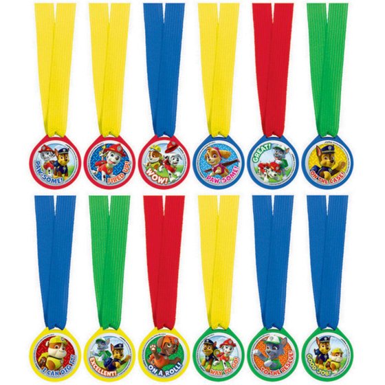 Paw Patrol Mini Award Medal Fav