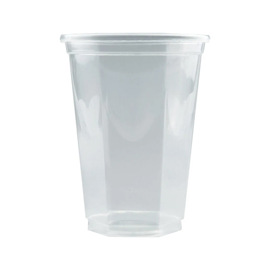 425ml Hexagonal Clear Beer Cup 425ml Pk40