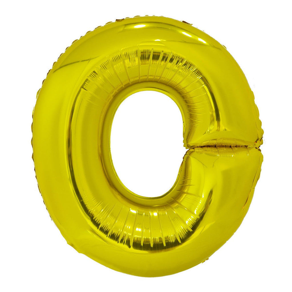 Gold "O" Alphabet Foil Balloons 86cm