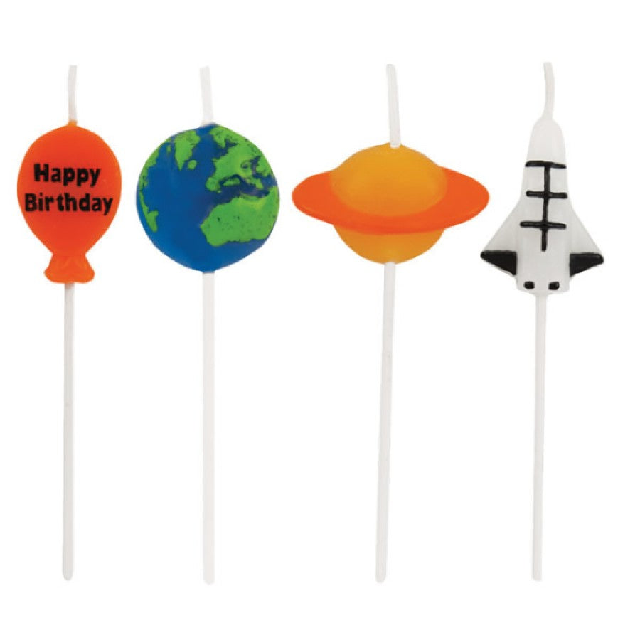 Space Blast Pick Candles HBDAY