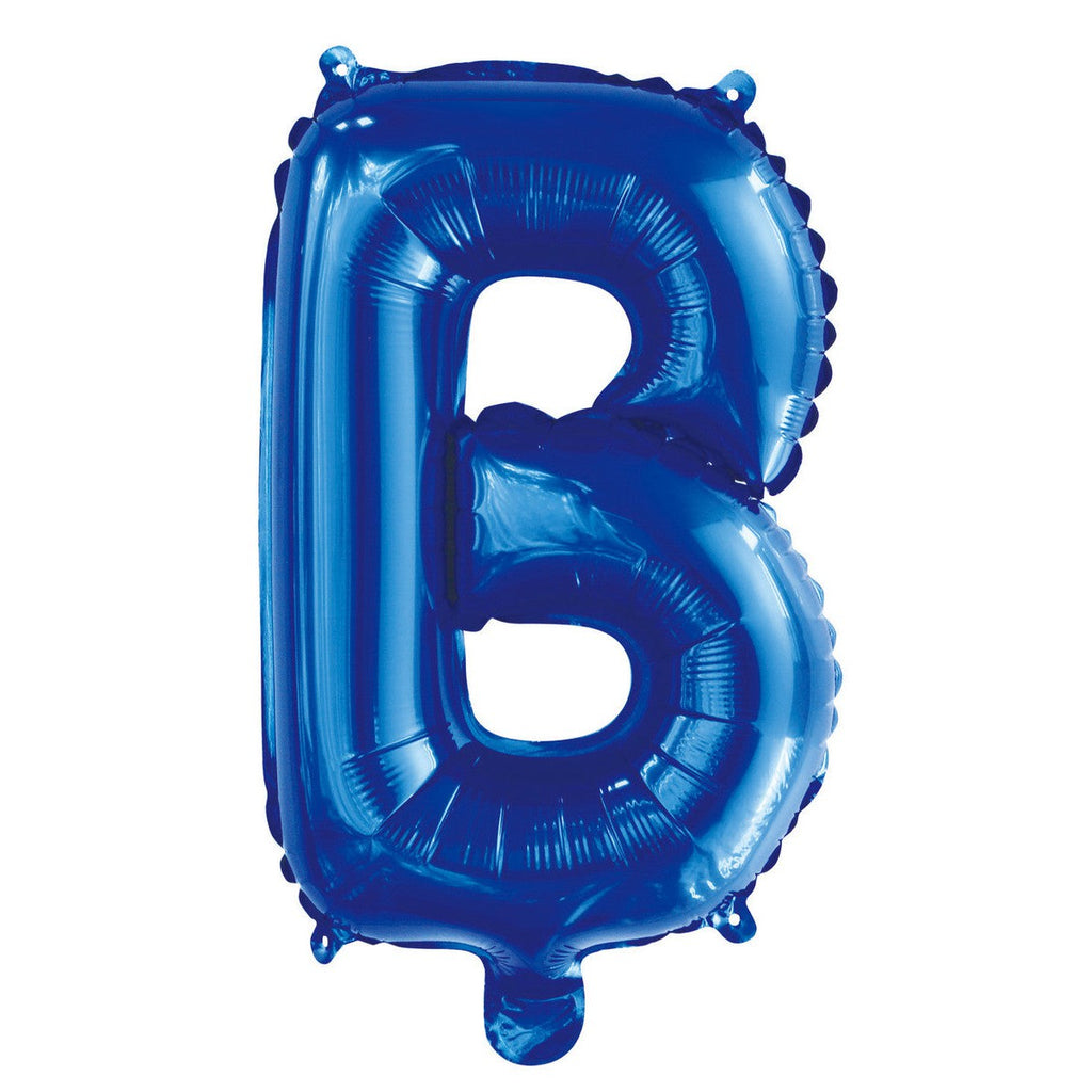 Royal Blue "B" Alphabet Foil Balloon 35cm (14")