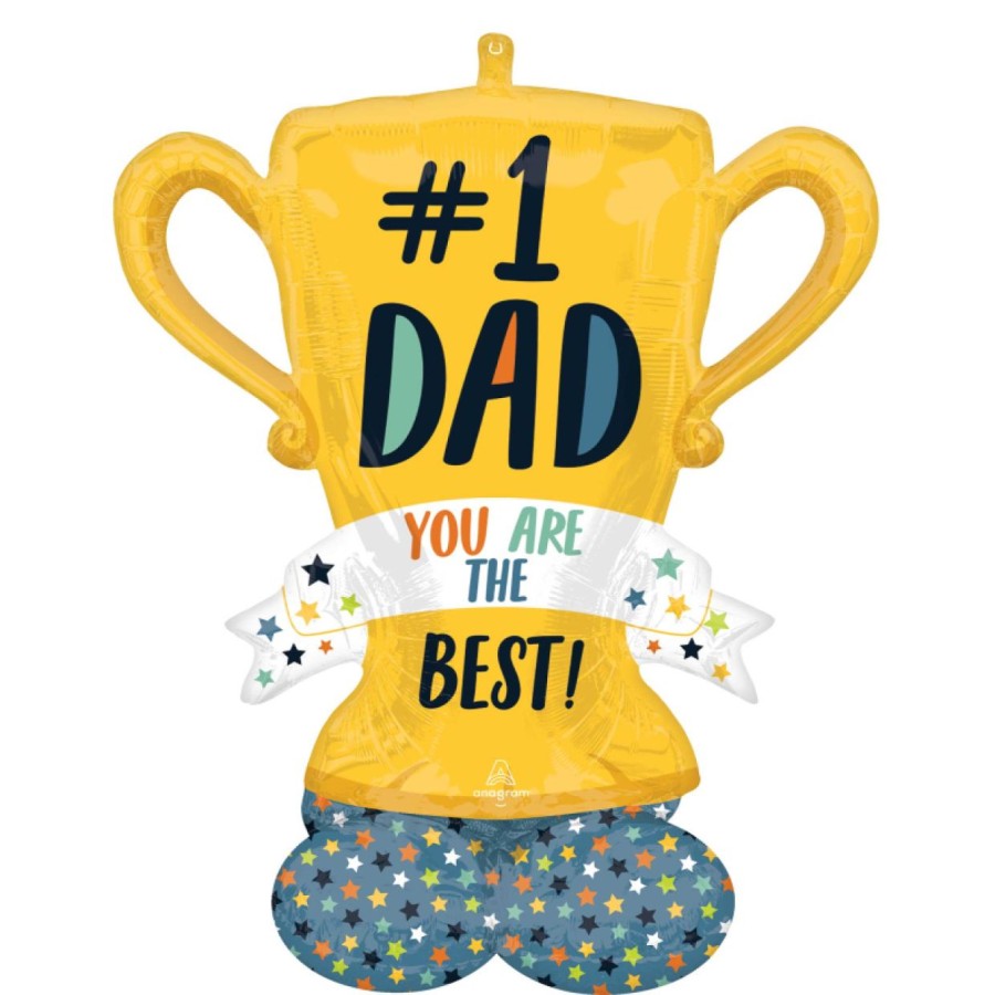 Anagram AirLoonz™ #1 Best Dad Trophy (96 x 109cm)