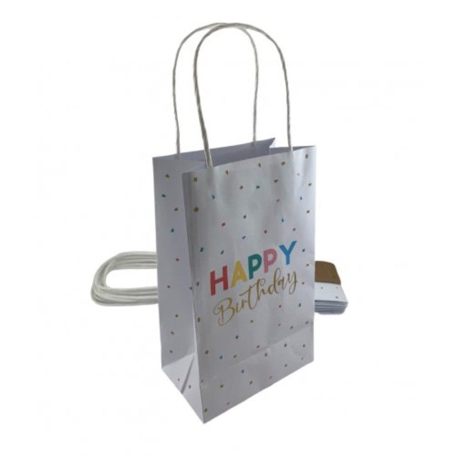 PARTYBAG PAPER HAPPY BDAY PK5