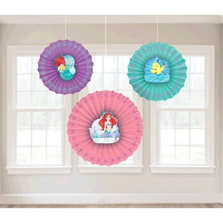 Ariel Dream Big Fan Decorations PK3