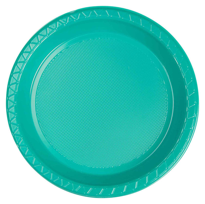 FS Round Snack Plate 7" Classic Turq 20pk