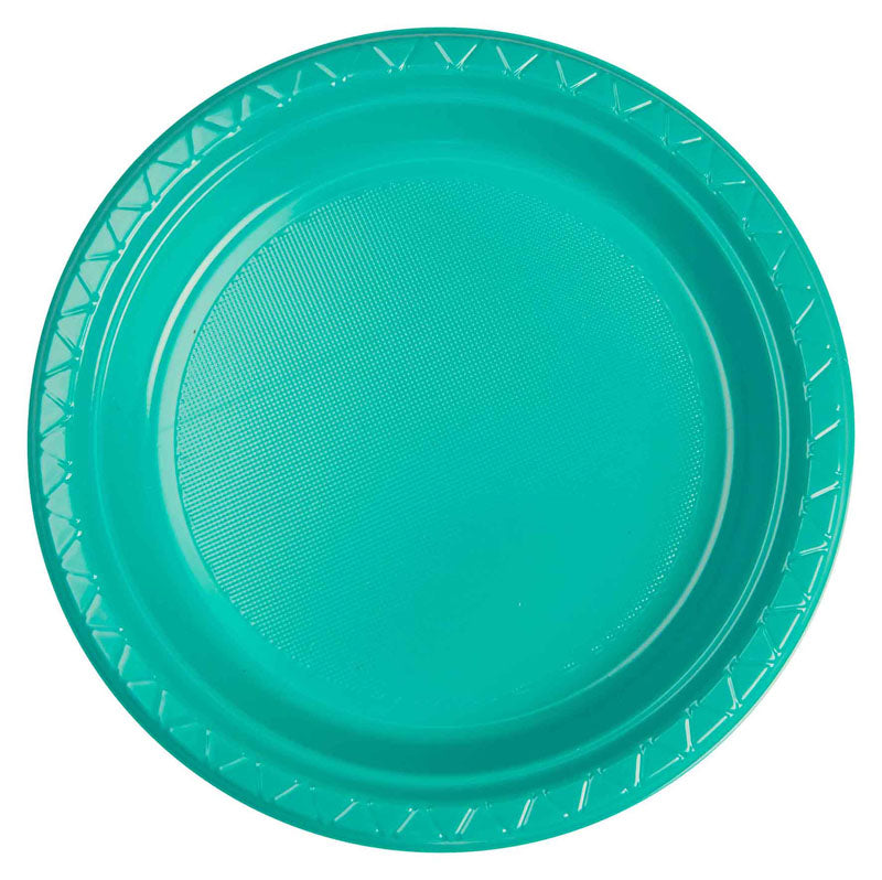 FS Round Banquet Plate 10.5 Classic Turquoise 20pk