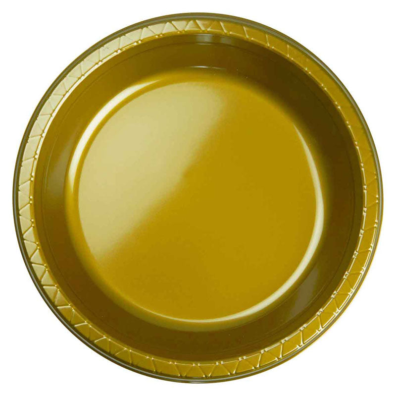 FS Round Banquet Plate 10.5" Metallic Gold 20pk