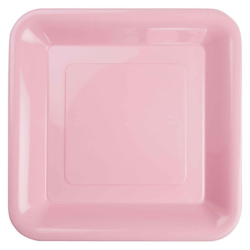 FS Square Banquet Plate 10" Classic Pink 20pk