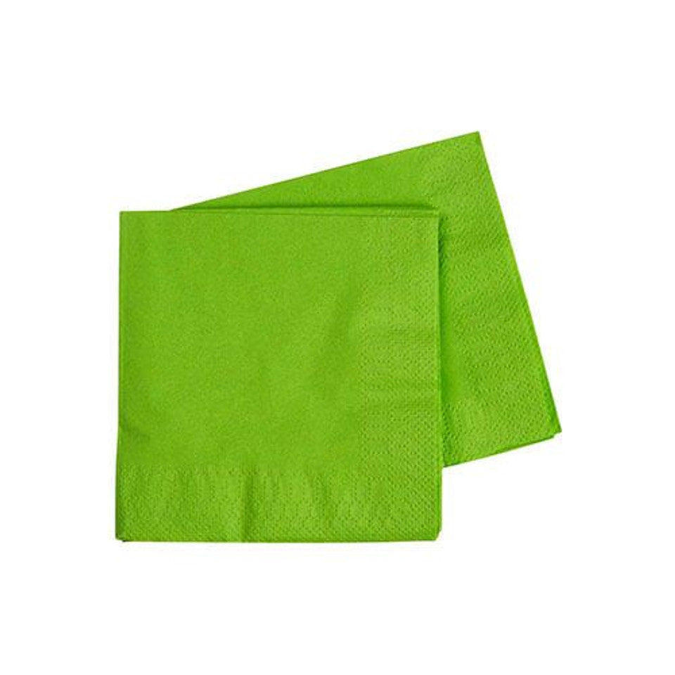 FS Cocktail Napkin 250mm Lime Green 40pk