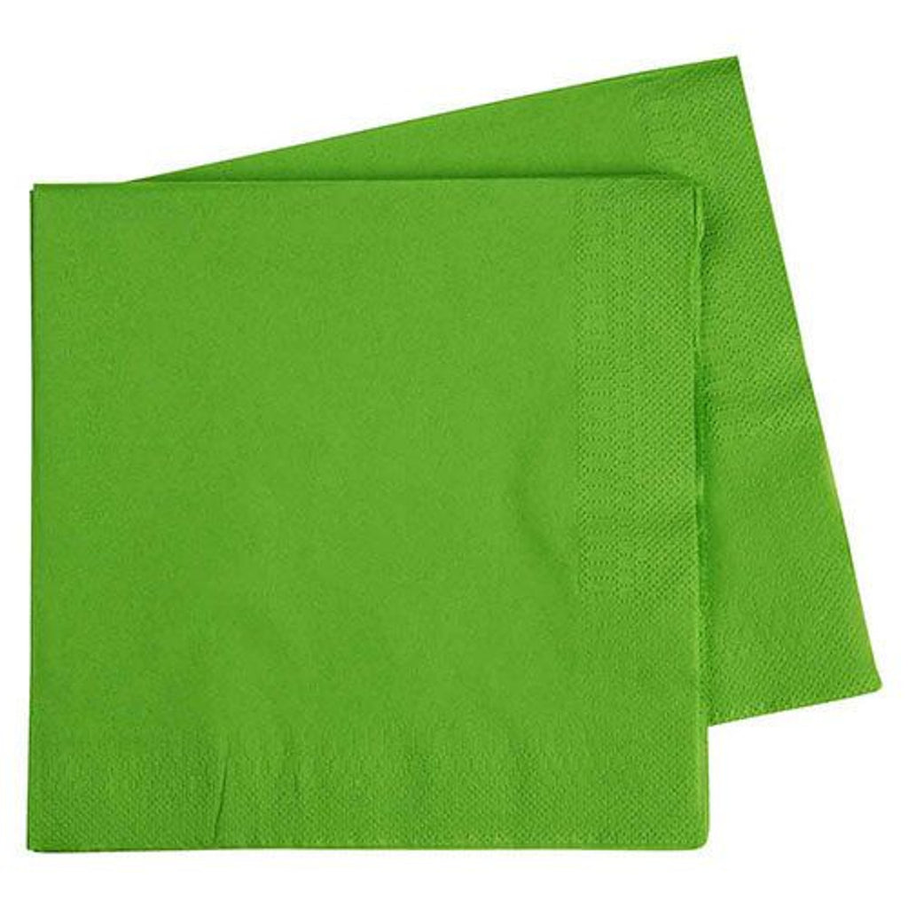 FS Lunch Napkin 330mm Lime Green 40pk