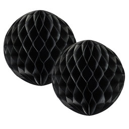 FS Honeycomb Ball Black 15cm 2pk