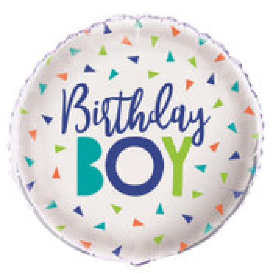 Confettii Happy Birthday Boy 45cm