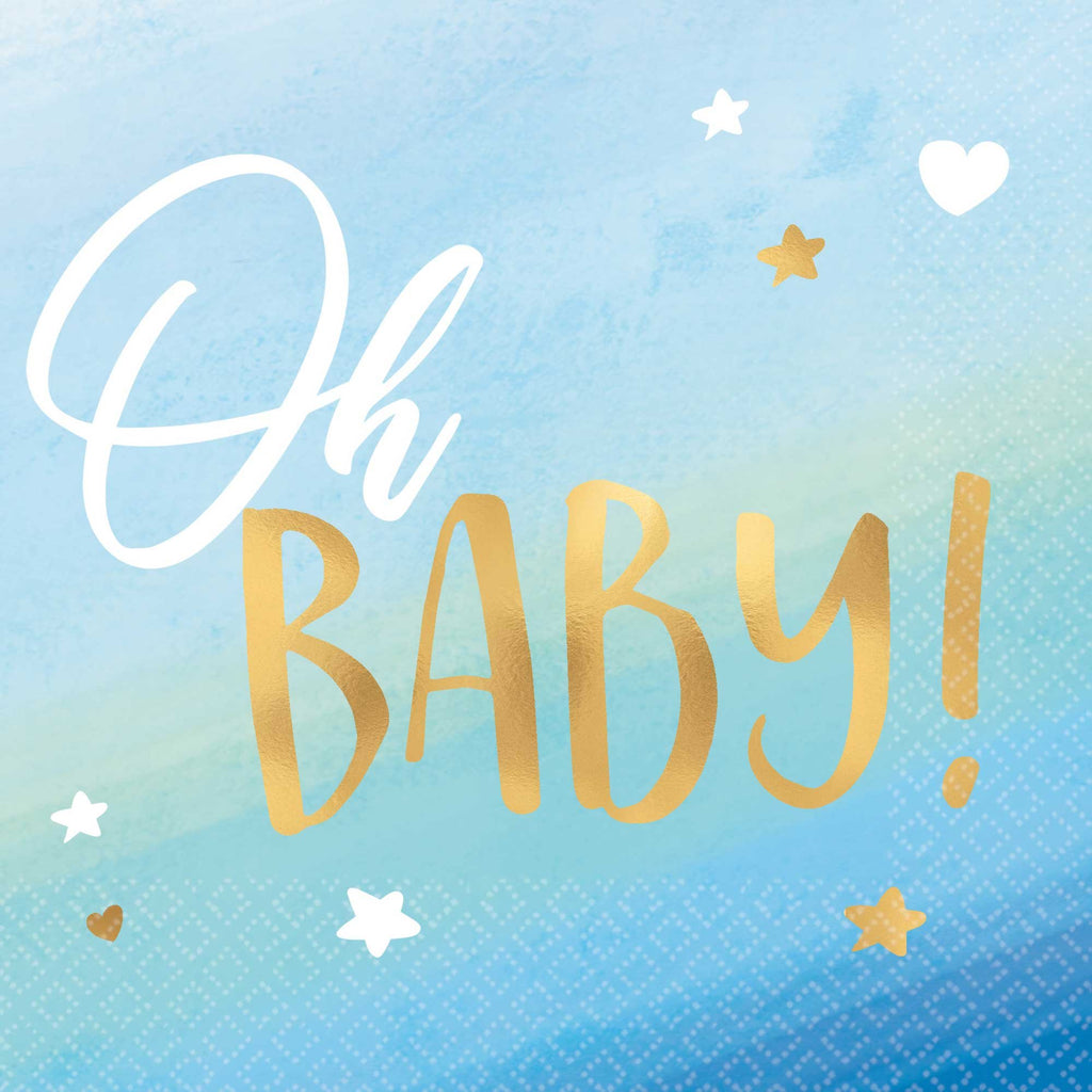 Oh Baby Boy H-S B/Napkin