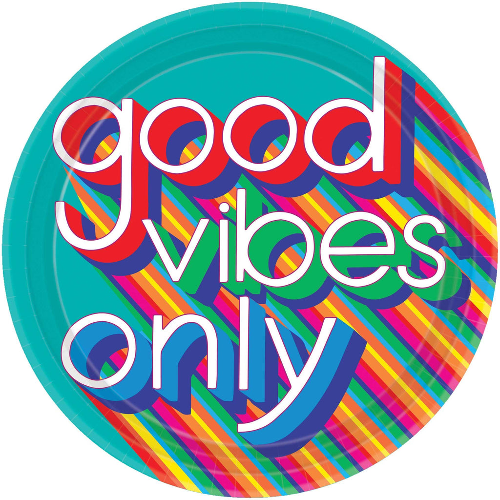 Good Vibes 10.5in/26cm Rnd Plates