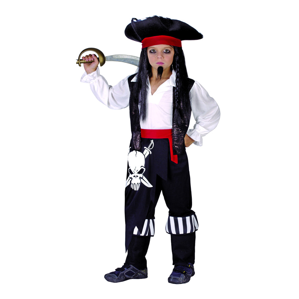 BOYS PIRATE CAPTAIN COSTUME (M/L)