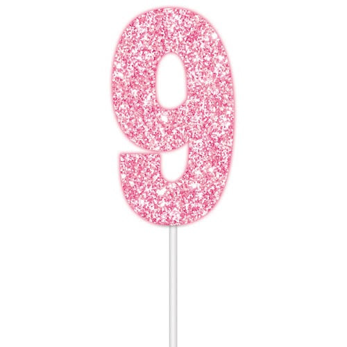 FSCMIX CAKE TOPPER GLT PINK 9